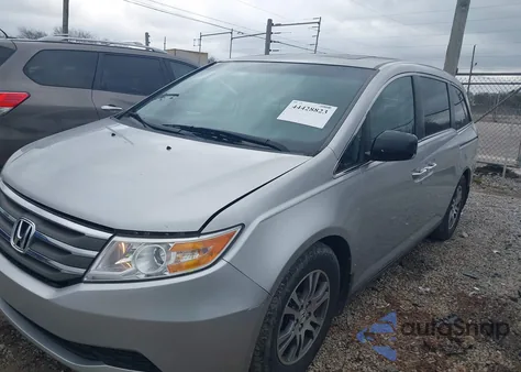 2013 Honda Odyssey Ex-L z USA, uszkodzony, nr VIN 5FNRL5H66DB053586